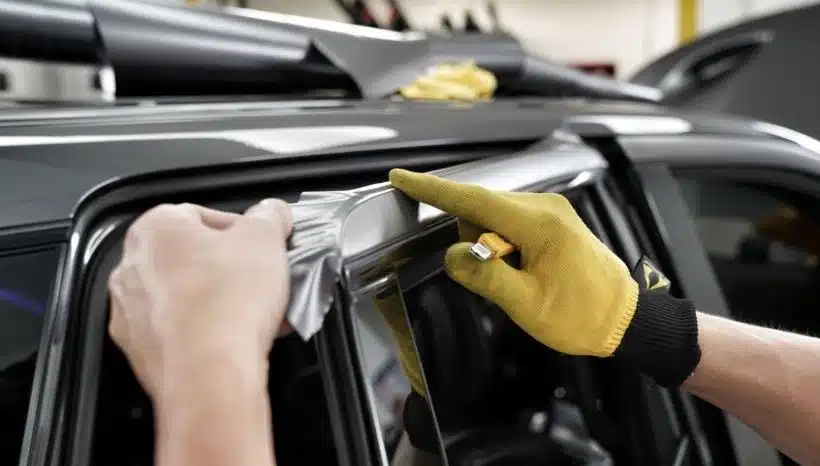 How Long Do Wraps Last on Trucks? - installation in progress at VinylWrapRo workshop
