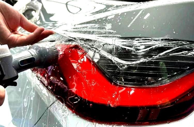 Can You Wrap Over PPF? - installation in progress at VinylWrapRo workshop