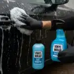 Best Products for Cleaning Vinyl Wraps - example on a car, close-up finish detail