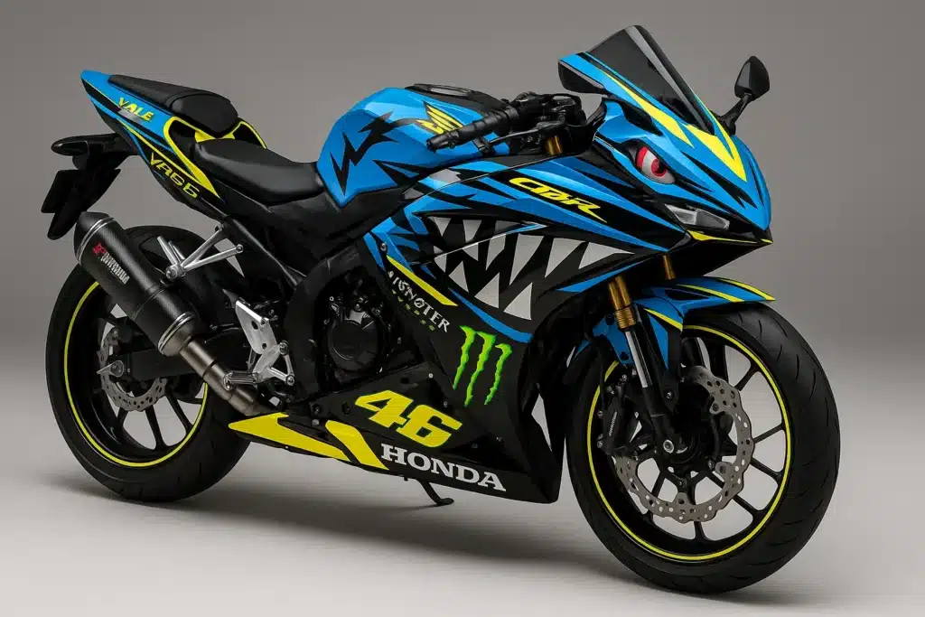 How Much Does It Cost to Wrap a Motorcycle? - example on a car, close-up finish detail
