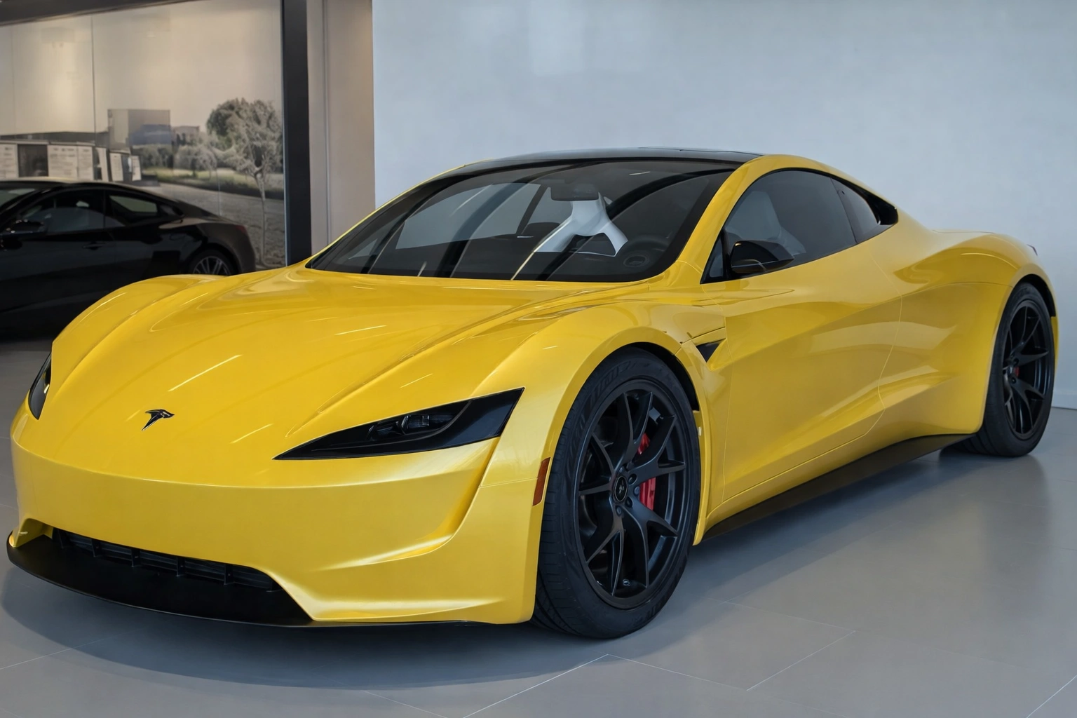 How Much to Wrap a Tesla in the USA? - example on a car, close-up finish detail