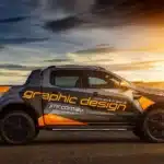 How Much Does It Cost to Wrap a Truck? - example on a car, close-up finish detail