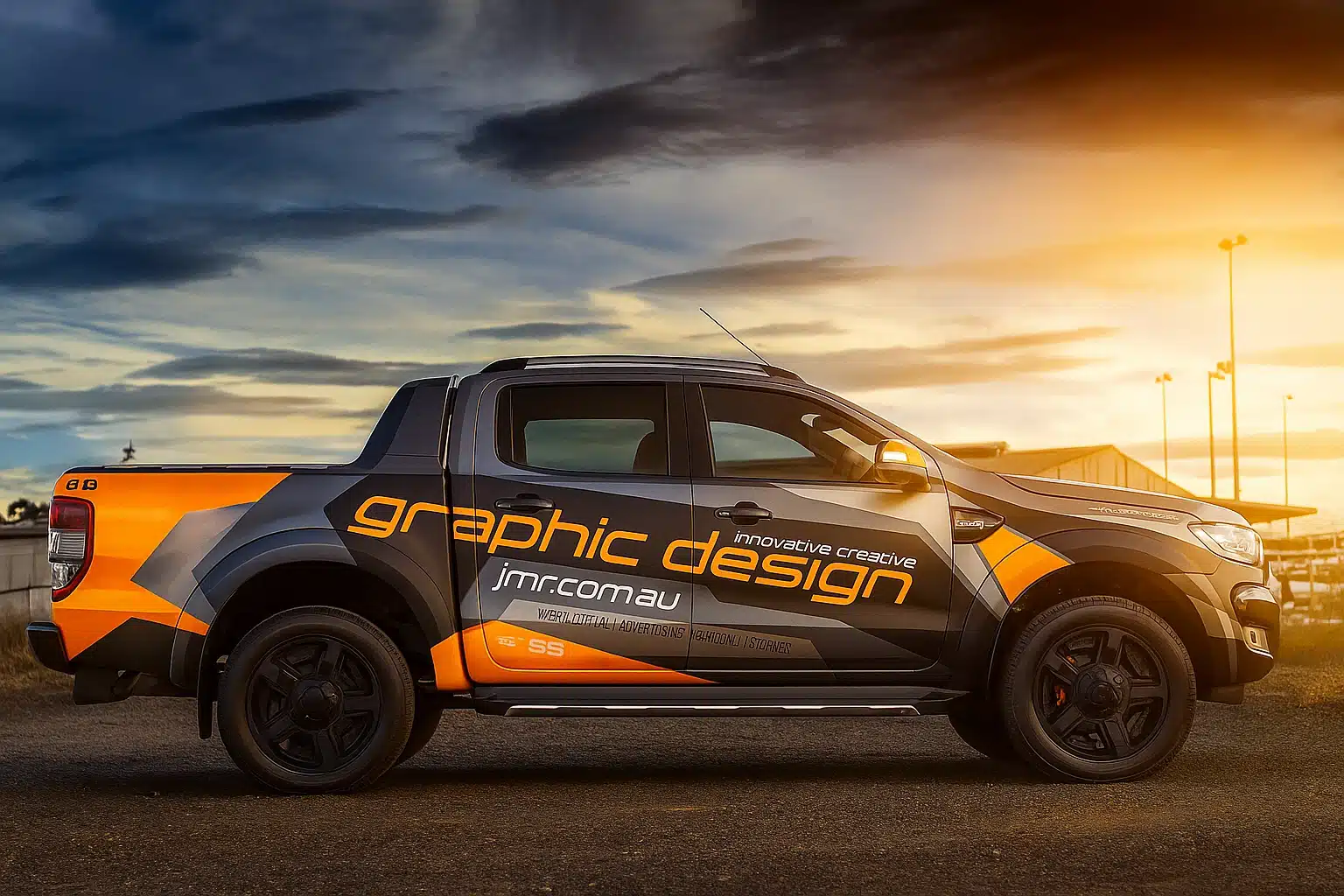 How Much Does It Cost to Wrap a Truck? - example on a car, close-up finish detail