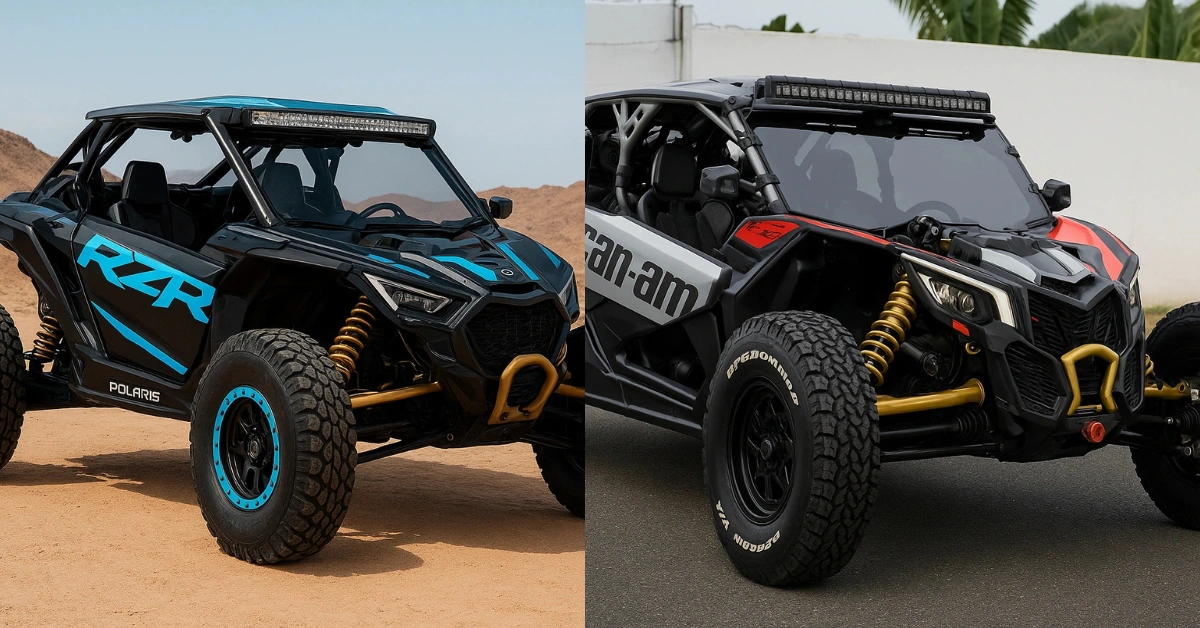 ATV & UTV Wraps: Durability Off-Road - example on a car, close-up finish detail