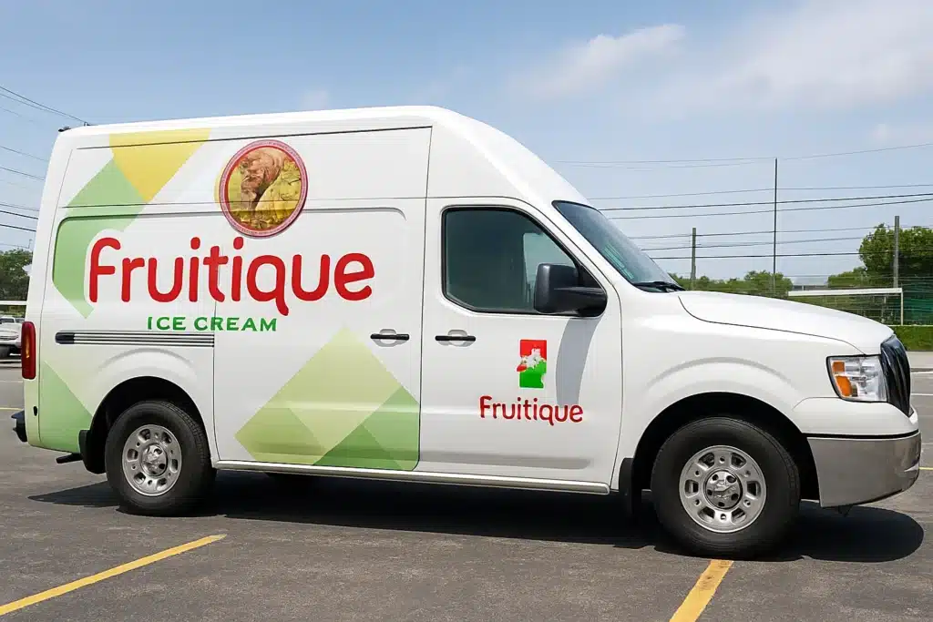 How to Keep Brand Colors Consistent Across Fleet - example on a car, close-up finish detail
