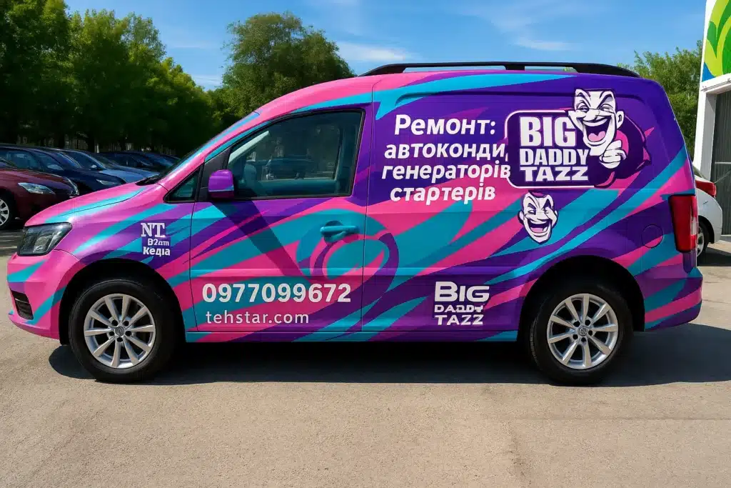 Truck & Fleet Wraps (Branding, Cost, Durability) - installation in progress at VinylWrapRo workshop