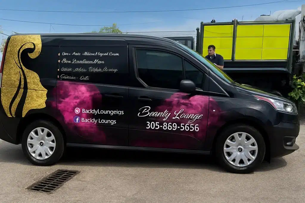 Fleet Wrap Maintenance Best Practices - installation in progress at VinylWrapRo workshop