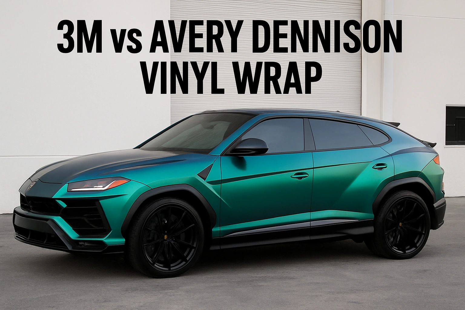 3M vs Avery Dennison vinyl wrap comparison showing cost, durability, and finish differences.