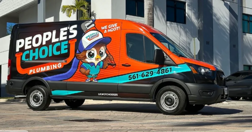 Fleet vehicles with branded wraps