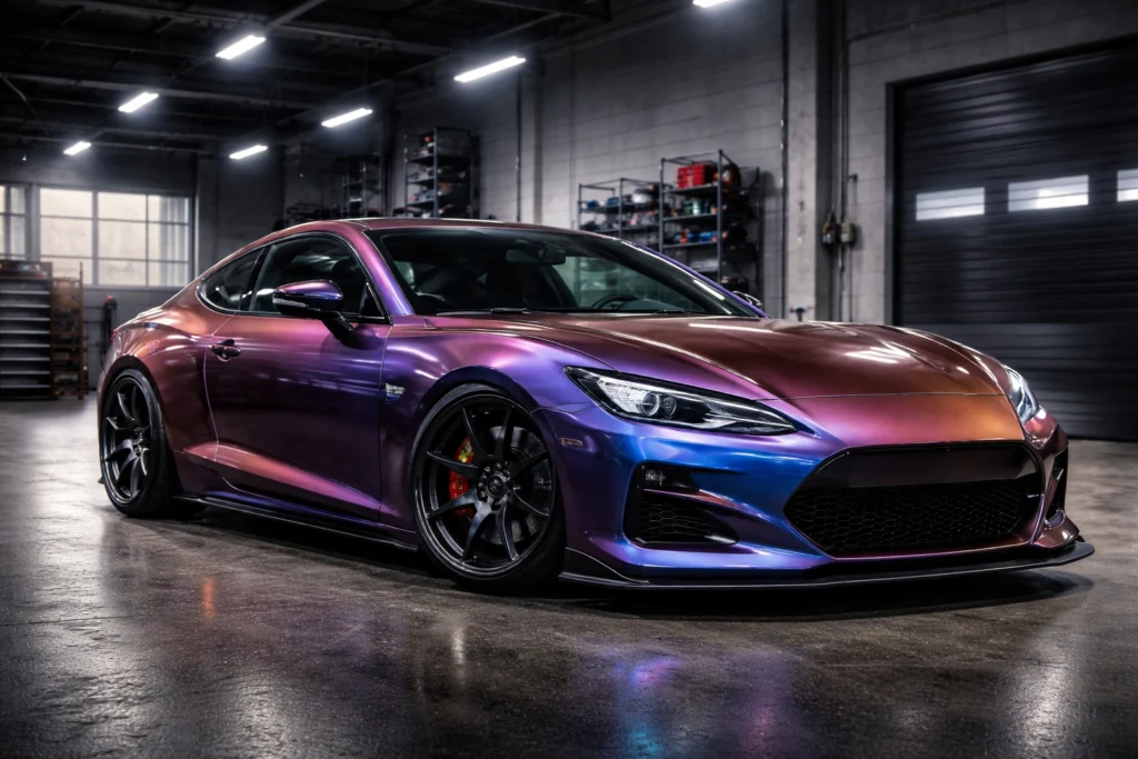 KPMF vinyl wrap color swatches