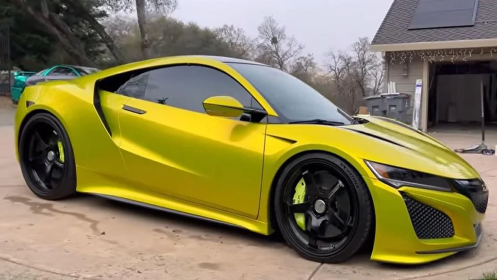 chrome wrap car in LA