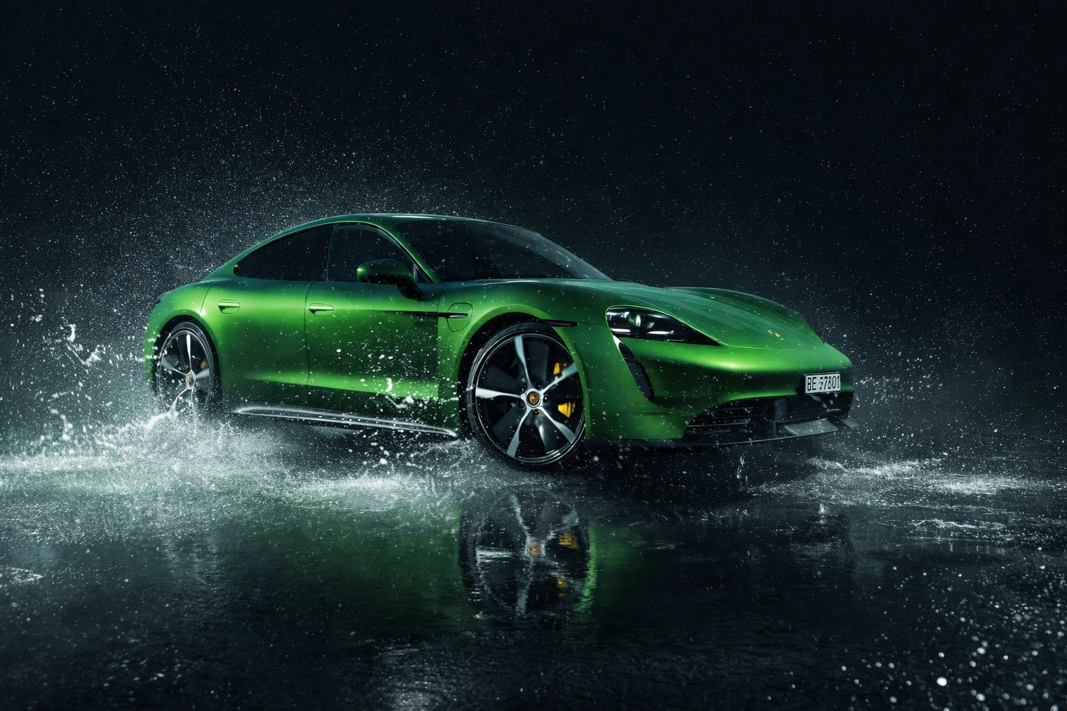 cleaning wrapped car