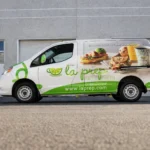 delivery van wrap wear