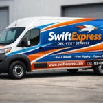delivery van wrap branding