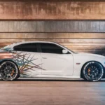 measuring vinyl wrap material for car