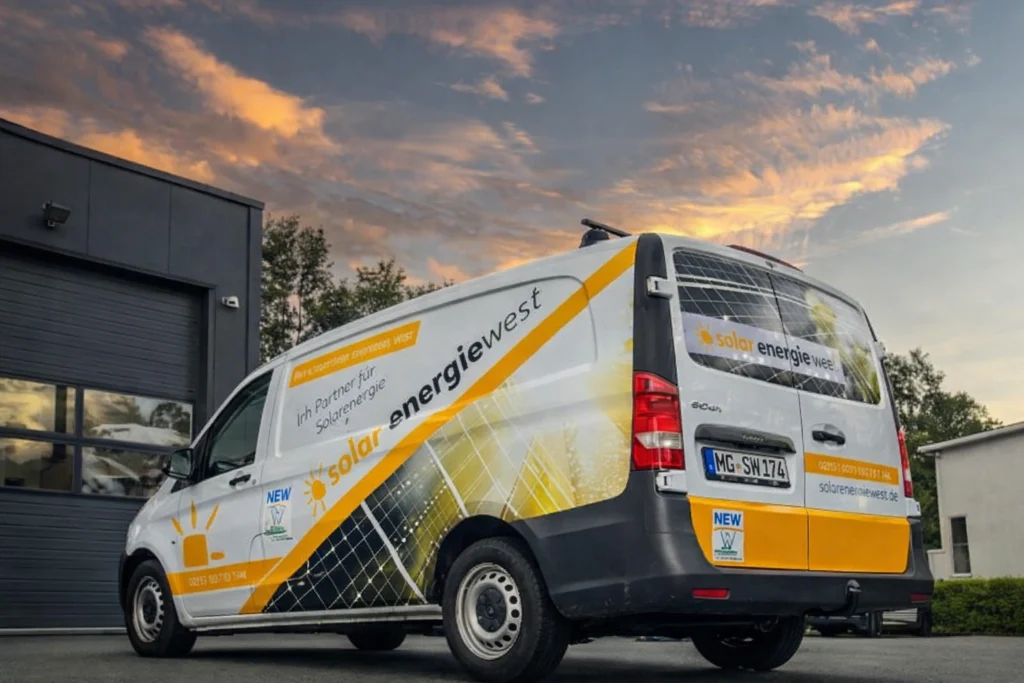 worn commercial vehicle wrap branding