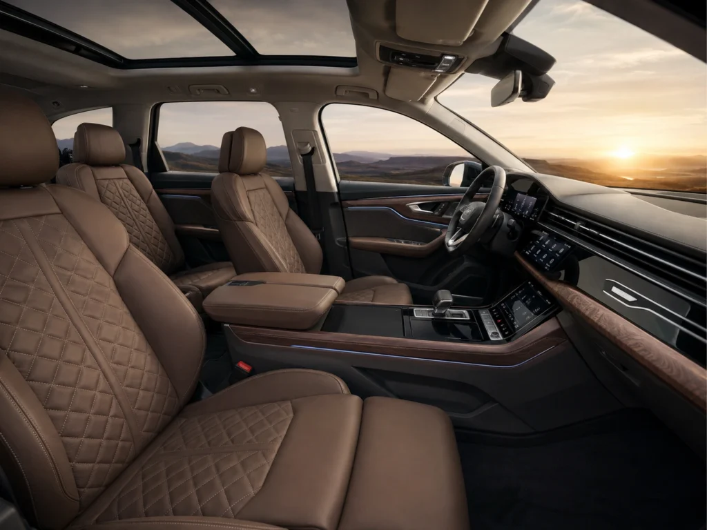 2027 Audi Q9 full-size luxury SUV interior