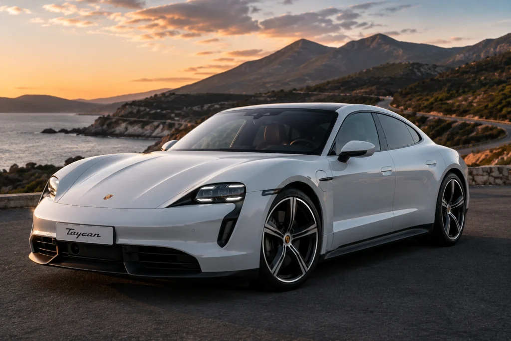 Porsche Taycan electric luxury sports sedan