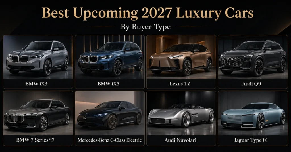 Best upcoming 2027 luxury cars by buyer type